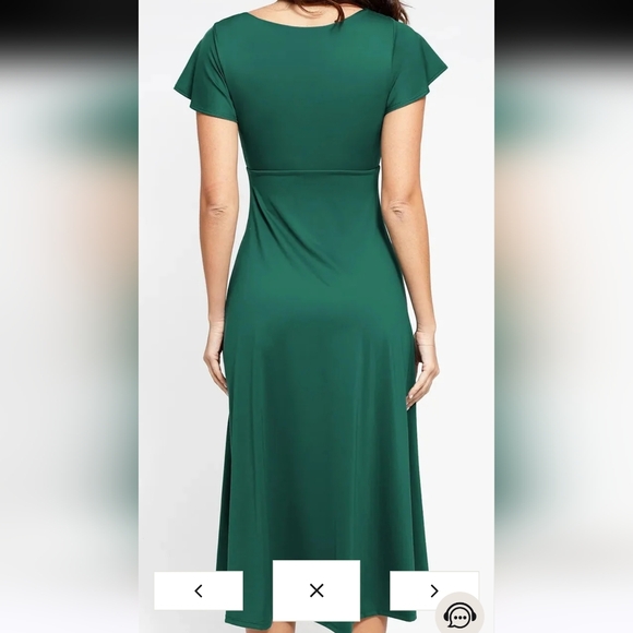 Emerald Green Built-in shapewear dress - Picture 6 of 13
